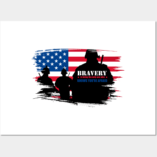 'Difficult Roads Often Lead To Beautiful Destination' Military Shirt Posters and Art